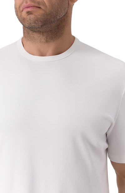 Футболка из вискозы и хлопка BRUNELLO CUCINELLI, арт. MR8061336W, фото 5