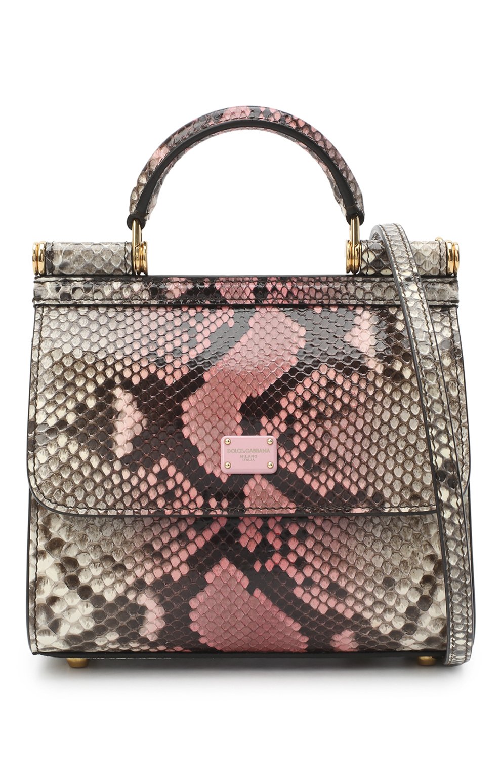 Сумка sicily из кожи питона DOLCE & GABBANA, арт. BB6846/A2V35/PRET, фото 6