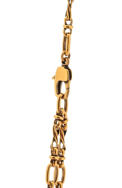 Колье ALEXANDER MCQUEEN золотого цвета по цене 78350 руб., арт. 621755/J160K, фото 3 Колье ALEXANDER MCQUEEN, арт. 621755/J160K, фото 3