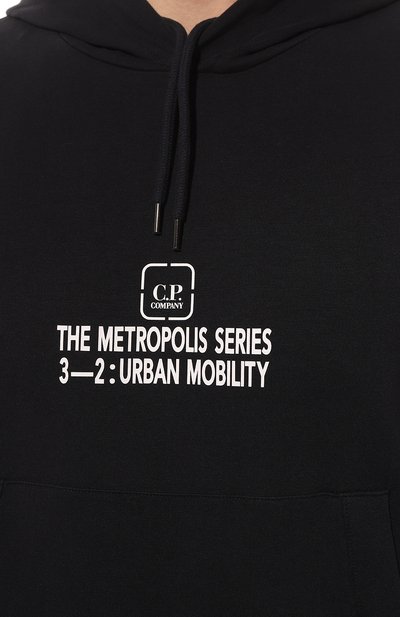 Хлопковое худи C.P. COMPANY, арт. 14CMSS208A-006452W, фото 5