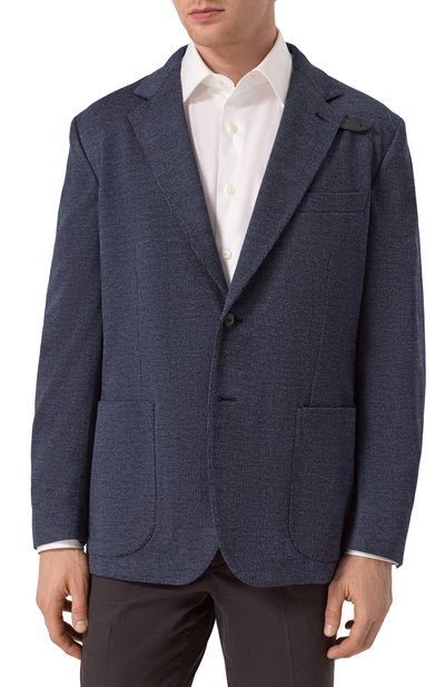 Шерстяной пиджак BRIONI, арт. UJRQ0L/0CA73, фото 4