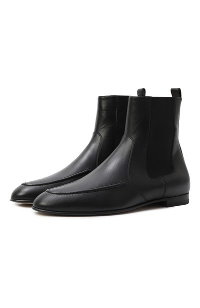 Женские кожаные челси KITON, арт. D60832K0905F01