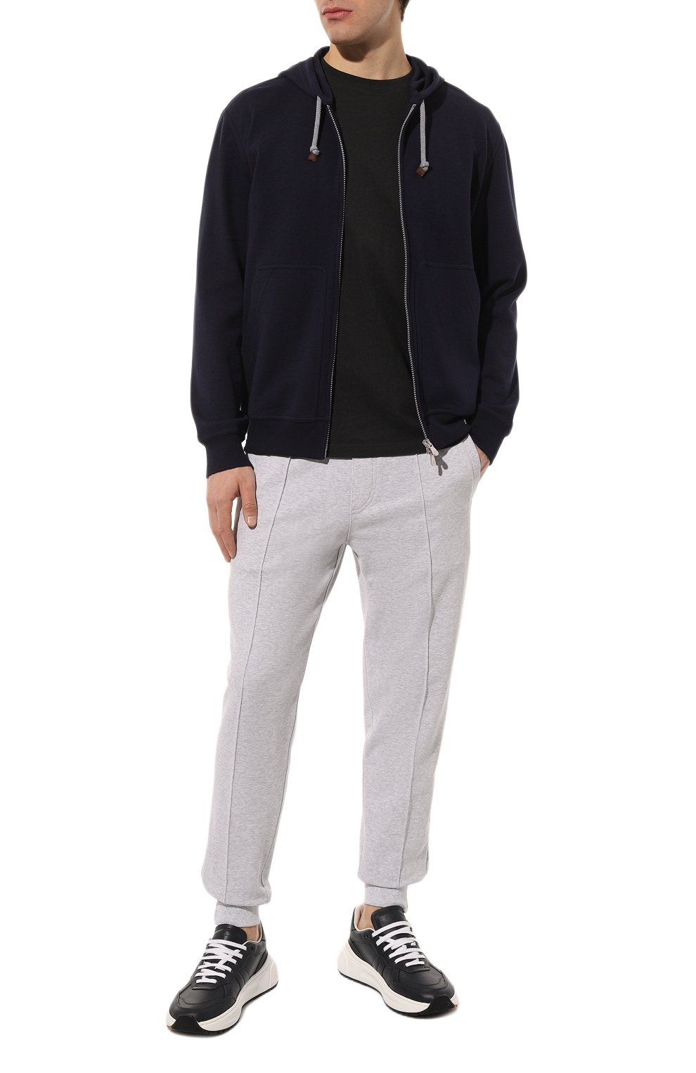 Хлопковая толстовка BRUNELLO CUCINELLI, арт. M0T359069G, фото 2