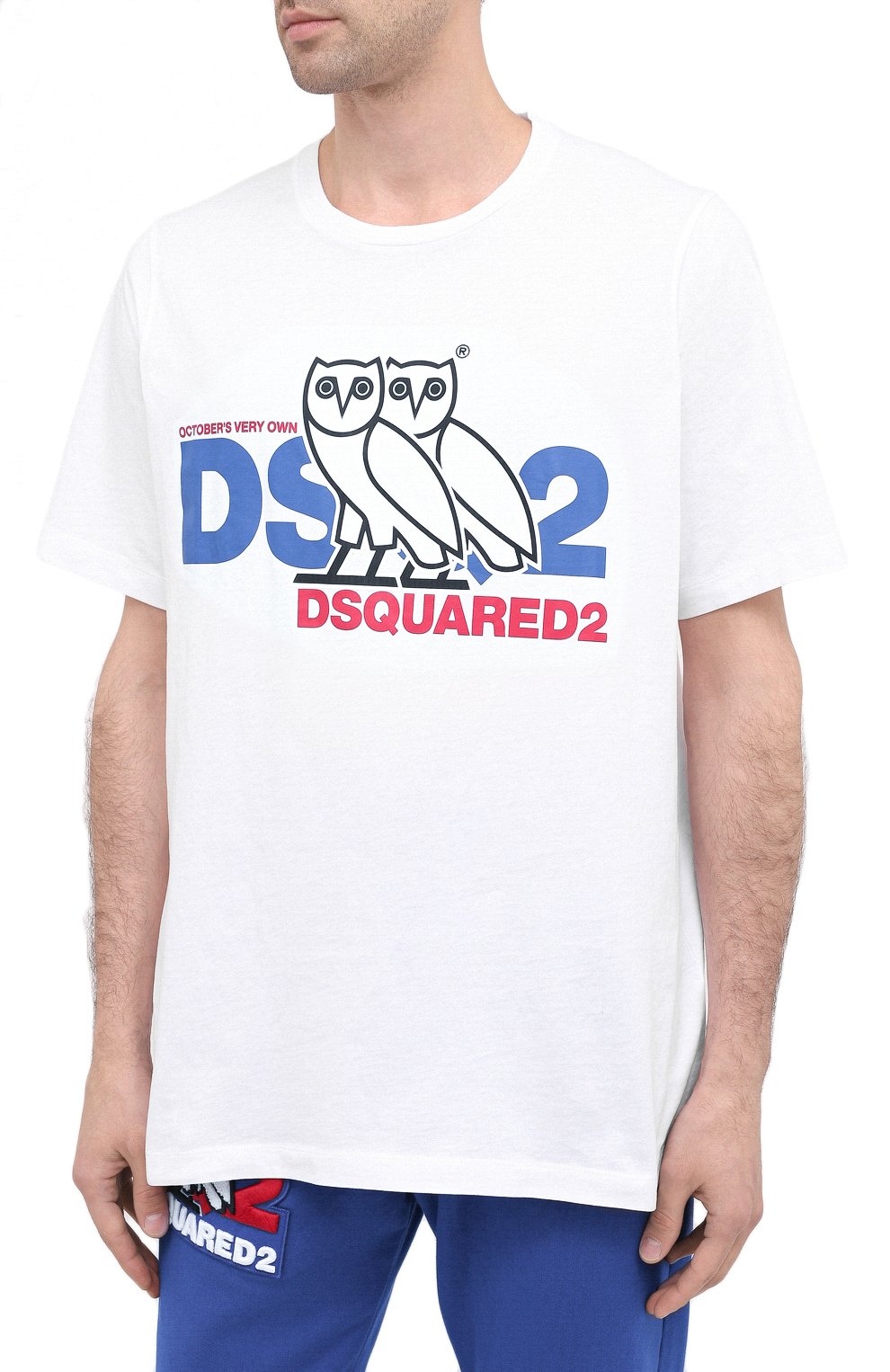 Хлопковая футболка d2 x ovo DSQUARED2, арт. S74GD0765/S23009, фото 3