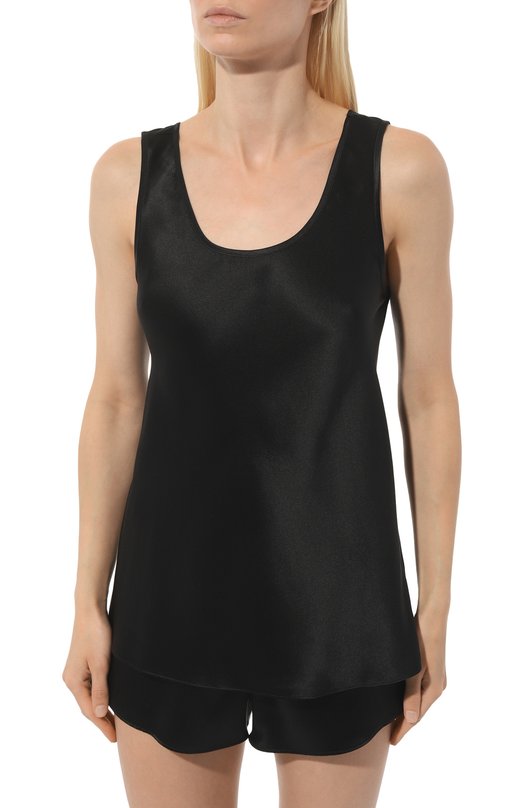 Шелковый топ Eva B.Bitzer 27318232 Чёрный  27318232 Фото 3