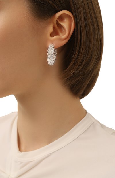 Серьги льдинка HIAYNDERFYT прозрачного цвета по цене 8050 руб., арт. 21-22TRSPNTERRNG, фото 2 Серьги льдинка HIAYNDERFYT, арт. 21-22TRSPNTERRNG, фото 2