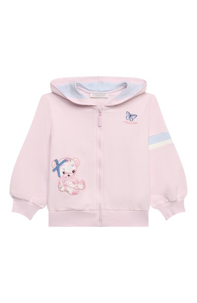 Хлопковая толстовка MONNALISA, арт. 399801, фото 1