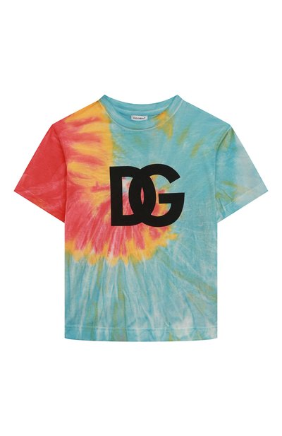 Хлопковая футболка DOLCE & GABBANA, арт. L4JTEV/G7F0G/8-14, фото 1