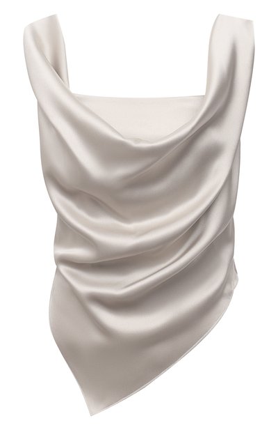 Женский топ NANUSHKA, арт. PETRA_SILVER TAUPE_SLIP SATIN