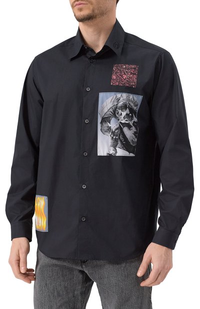 Хлопковая рубашка DIESEL, арт. A16759/0NJBT, фото 3