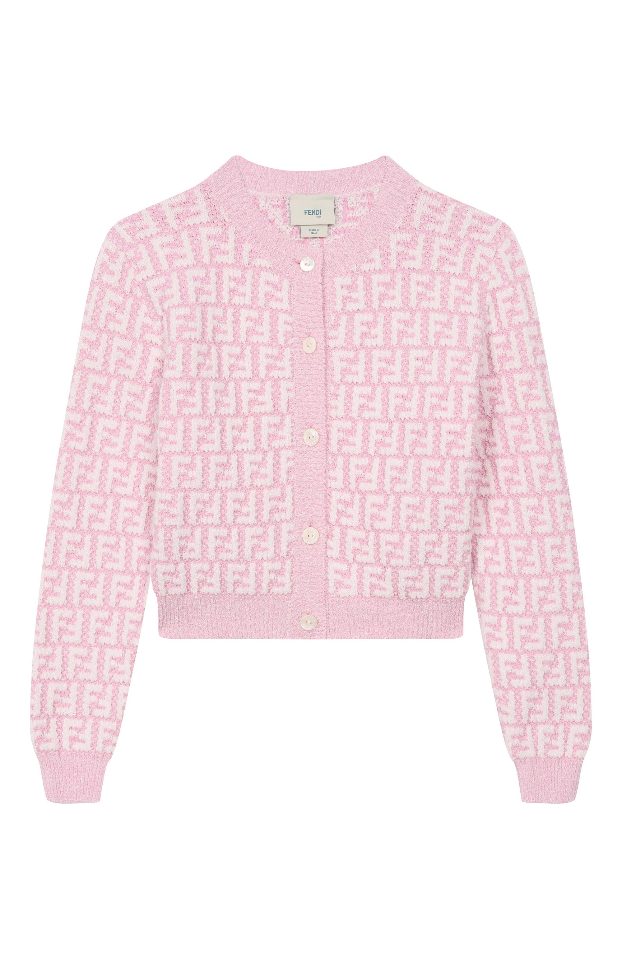 Кардиган из хлопка и вискозы FENDI, арт. JFG238/AVW7/3A-6A, фото 1
