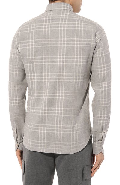 Хлопковая рубашка KITON, арт. UCWMH0864908, фото 4