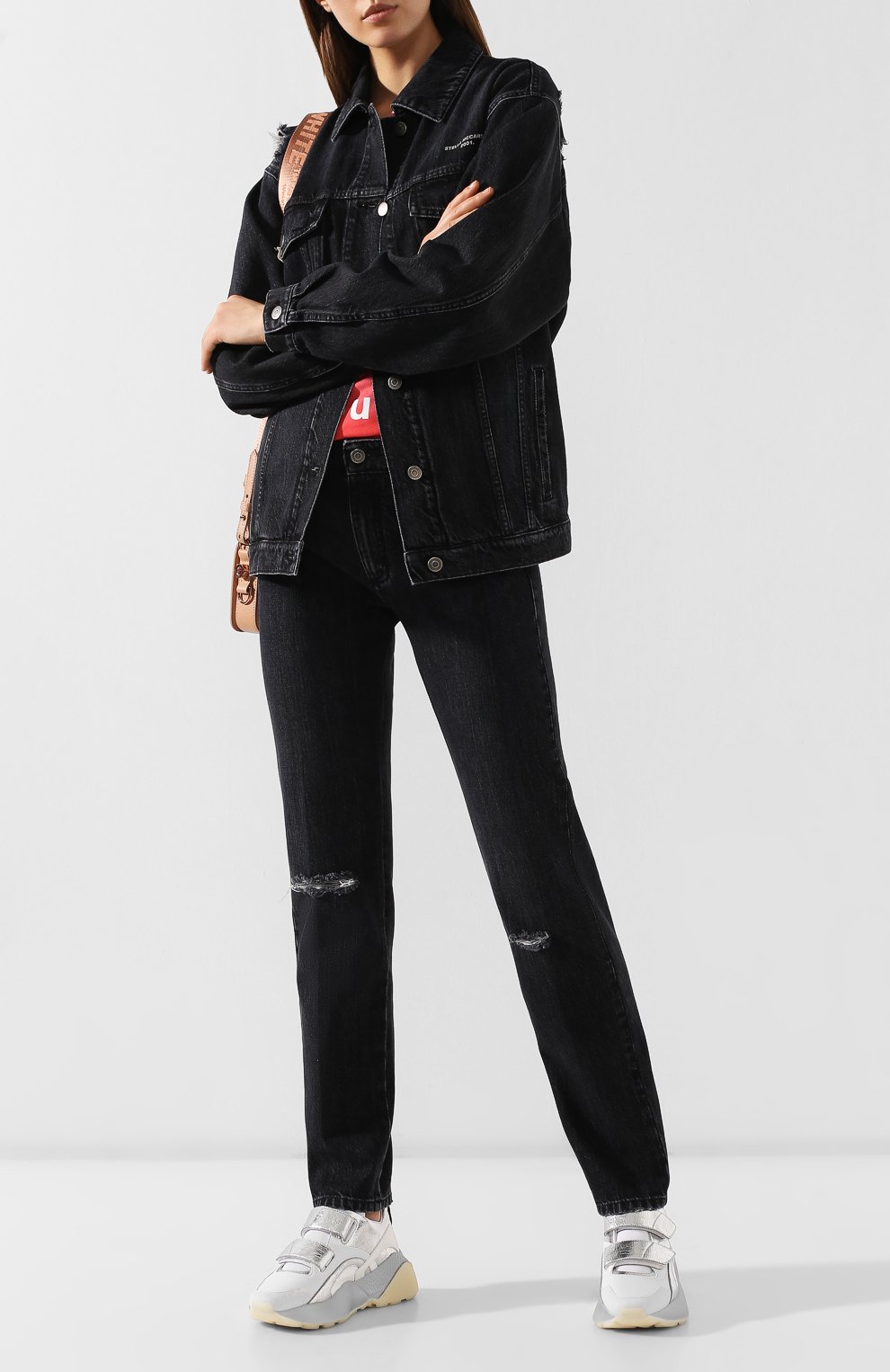 Джинсы с потертостями STELLA MCCARTNEY, арт. 548308/SNH05, фото 2