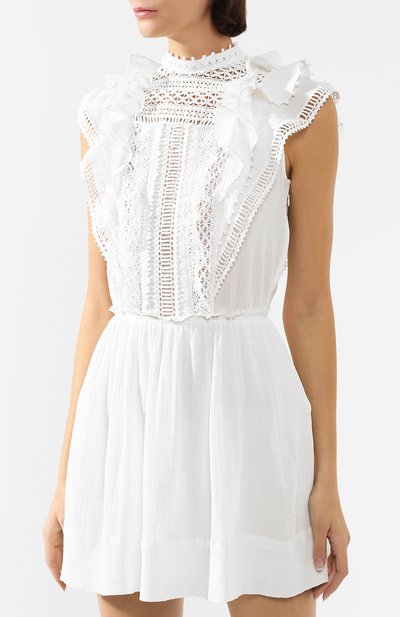 Платье из смеси хлопка и шелка ISABEL MARANT, арт. R01603-20P027I/IANELIA, фото 3