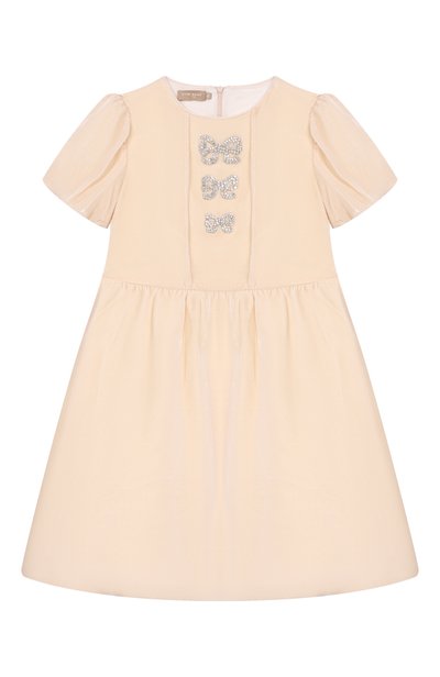 Платье из вискозы и шелка ELIE SAAB KIDS, арт. EFAB149/TS1127_001