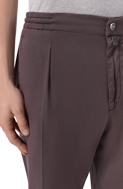 Брюки из лиоцелла KITON, арт. UP1LACRK0609H, фото 5