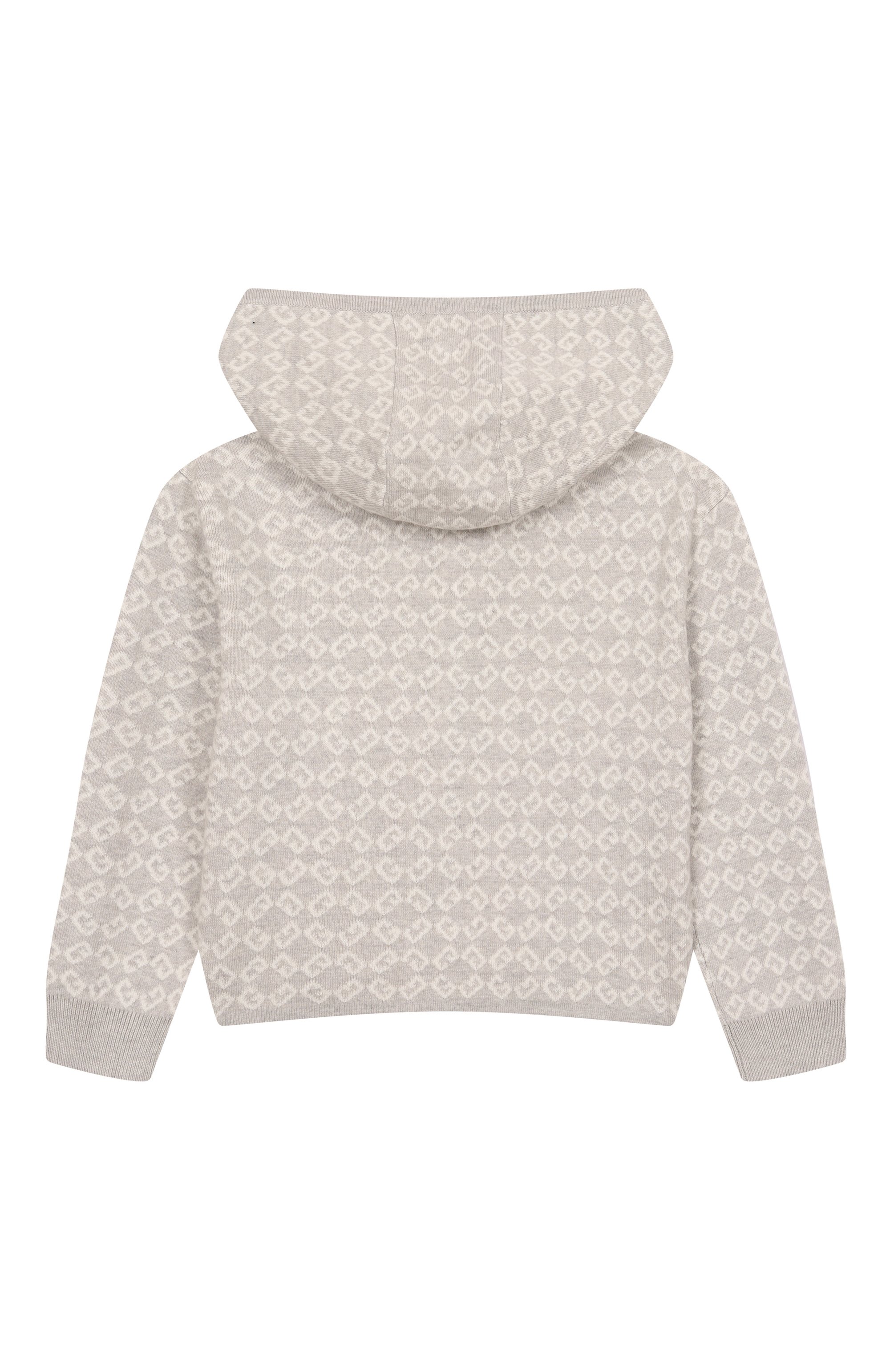 Худи из хлопка и кашемира GIVENCHY светло-серого цвета по цене 65900 руб., арт. H30991, фото 2 Худи из хлопка и кашемира GIVENCHY, арт. H30991, фото 2