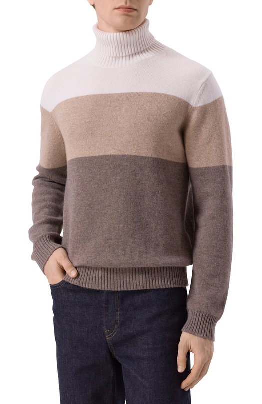 Кашемировая водолазка MVST M25.1PM.K019 Бежевый  M25.1PM.K019 Фото 3