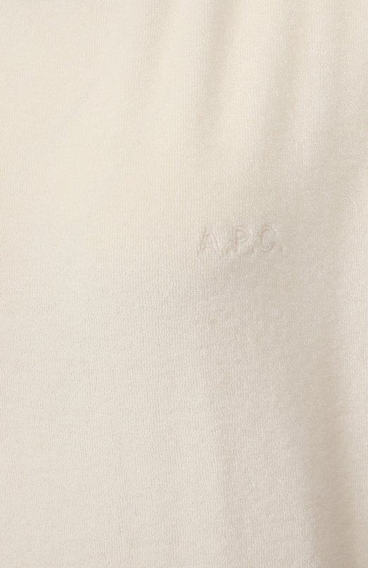 Хлопковая футболка A.P.C. C0EWT-F26462 Кремовый  C0EWT-F26462 Фото 6