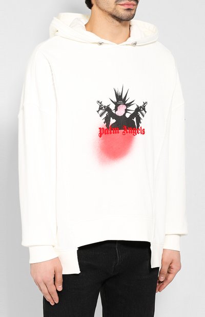 Хлопковое худи 8 moncler palm angels MONCLER GENIUS, арт. E2-09L-80000-50-809F5, фото 3