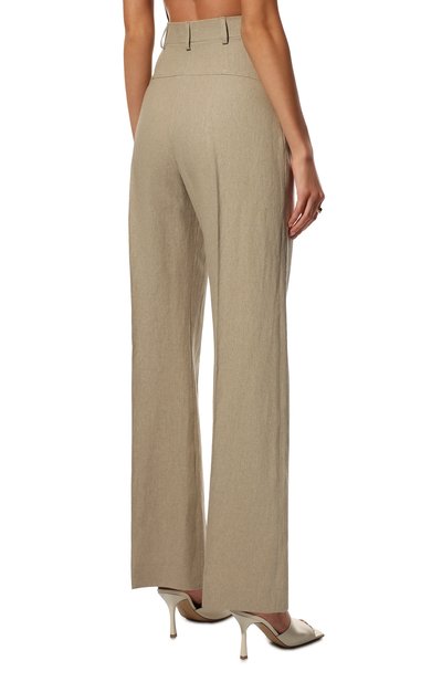 Льняные брюки JACQUEMUS, арт. 211PA003-1029, фото 4