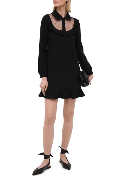 Платье REDVALENTINO черного цвета по цене 59950 руб., арт. VR3VAX70/5MF, фото 2 Платье REDVALENTINO, арт. VR3VAX70/5MF, фото 2