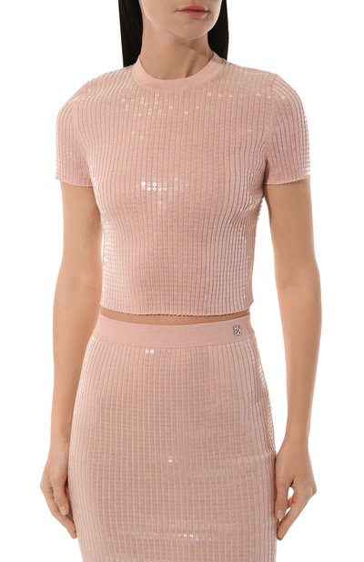 Топ с отделкой пайетками HUGO, арт. 50532160, фото 3