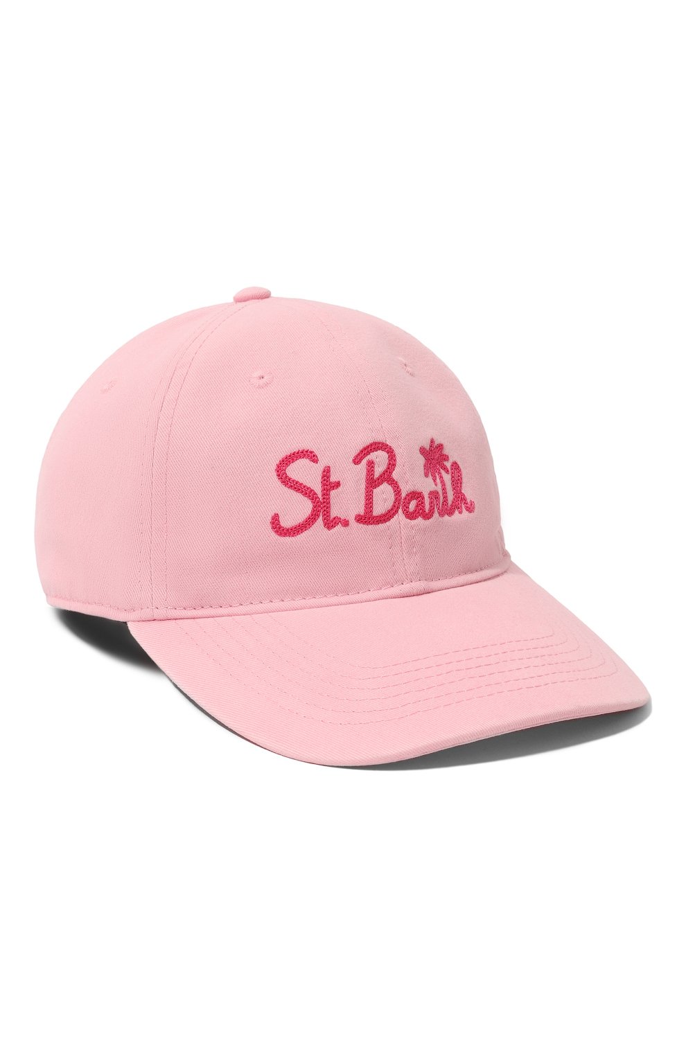 Хлопковая бейсболка MC2 SAINT BARTH розового цвета по цене 5265 руб., арт. STBA/CATCHER W/07751D, фото 1 Хлопковая бейсболка MC2 SAINT BARTH, арт. STBA/CATCHER W/07751D, фото 1
