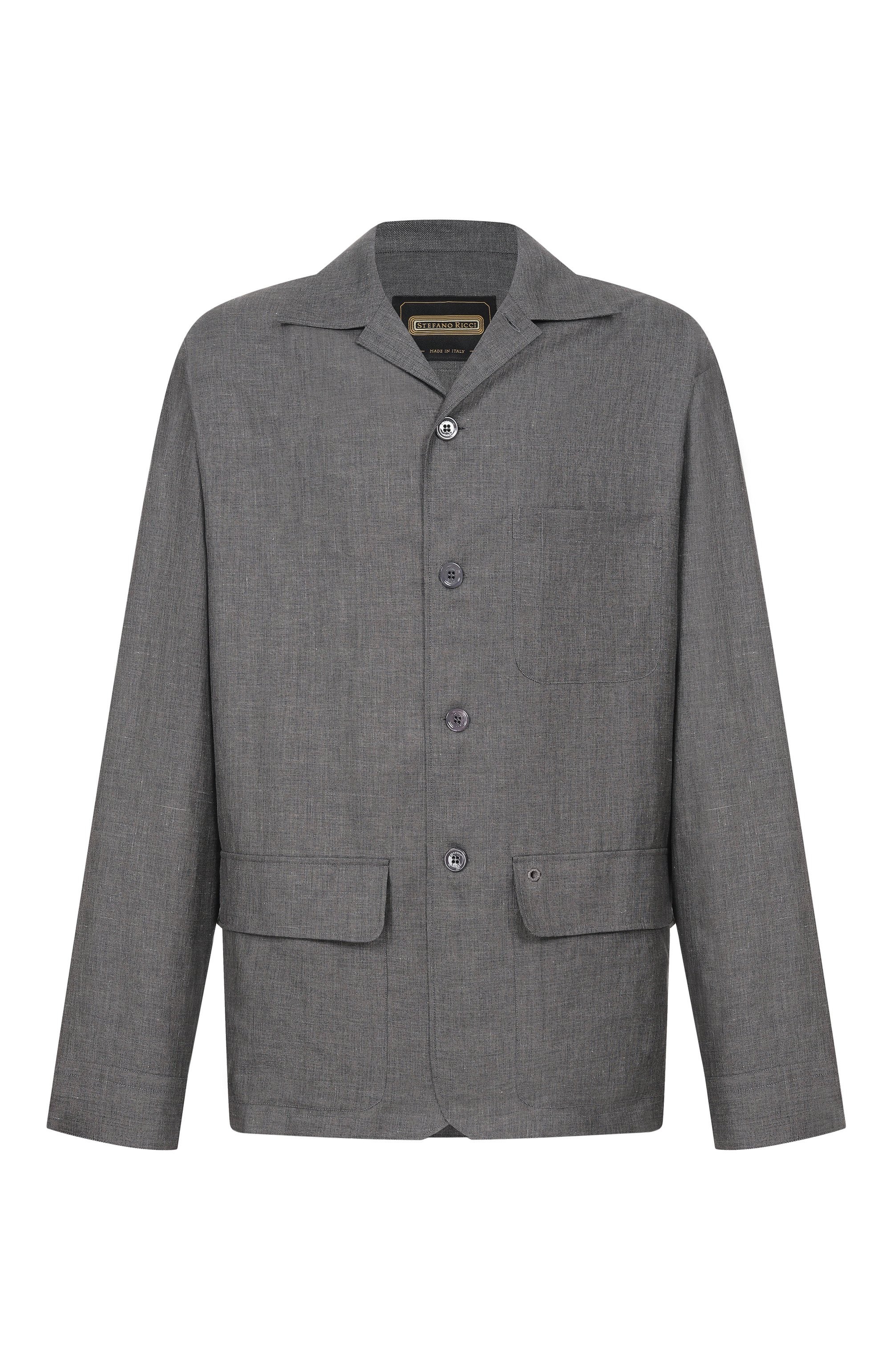Куртка-рубашка из шерсти и льна STEFANO RICCI, арт. SP008138/B127HA, фото 1