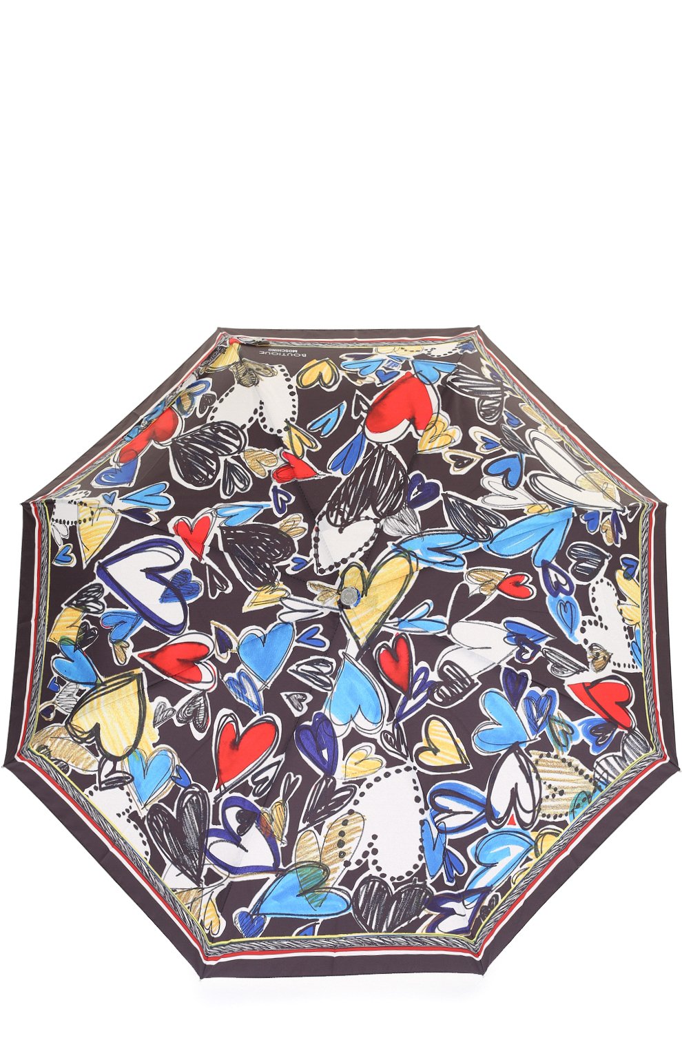 Складной зонт с принтом MOSCHINO, арт. 7450-0PENCL0SE, фото 1