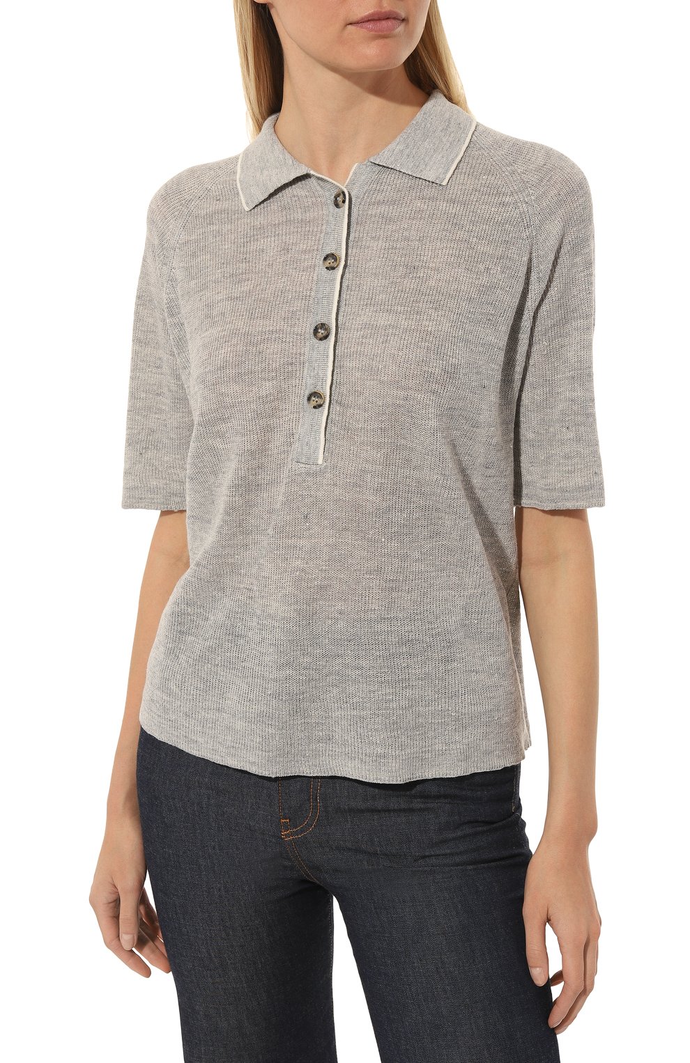 Льняное поло GRAN SASSO, арт. 57240/24840, фото 3