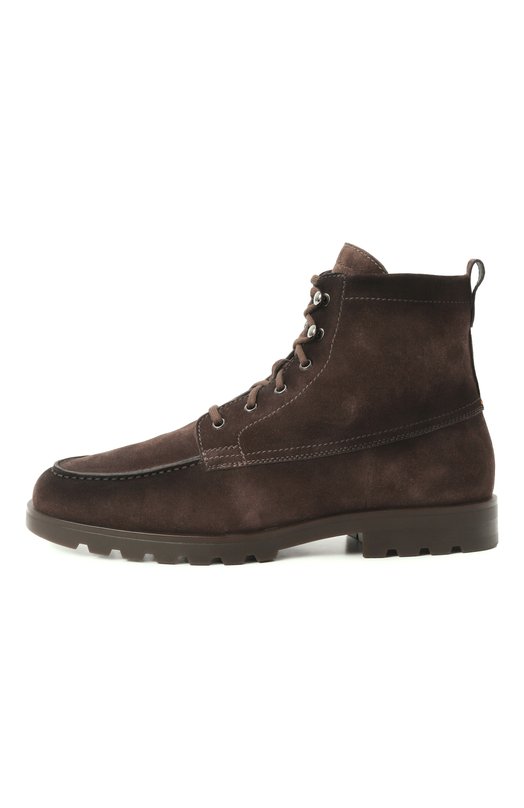 Замшевые ботинки Detroit Santoni MGDG18910DTRAGEX Коричневый  MGDG18910DTRAGEX Фото 4