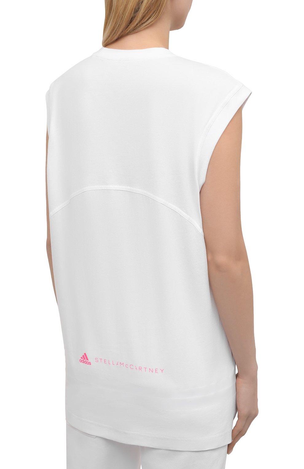 Хлопковая футболка ADIDAS BY STELLA MCCARTNEY, арт. GL4302, фото 4