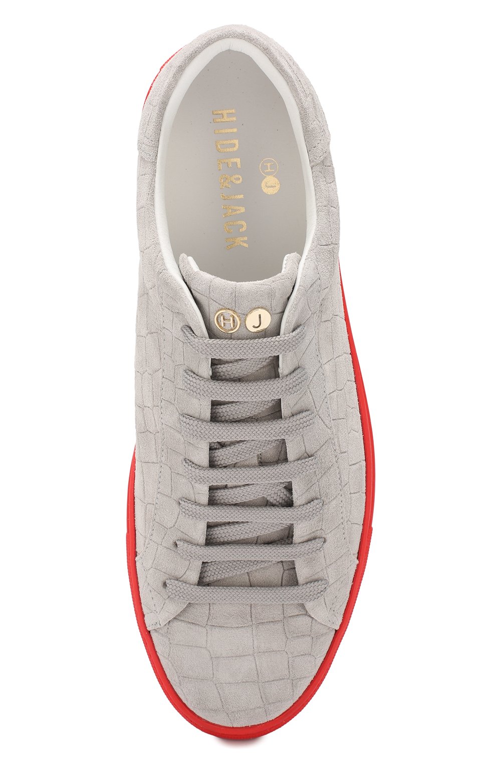 Замшевые кеды HIDE AND JACK, арт. CRCLGRYRED, фото 5