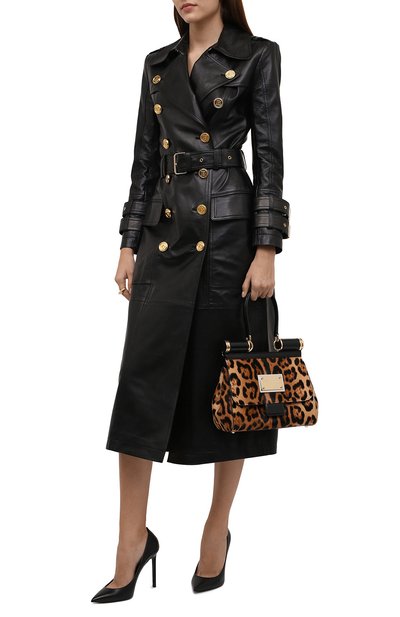 Кожаный плащ BALMAIN, арт. WF1TL010/L158, фото 2