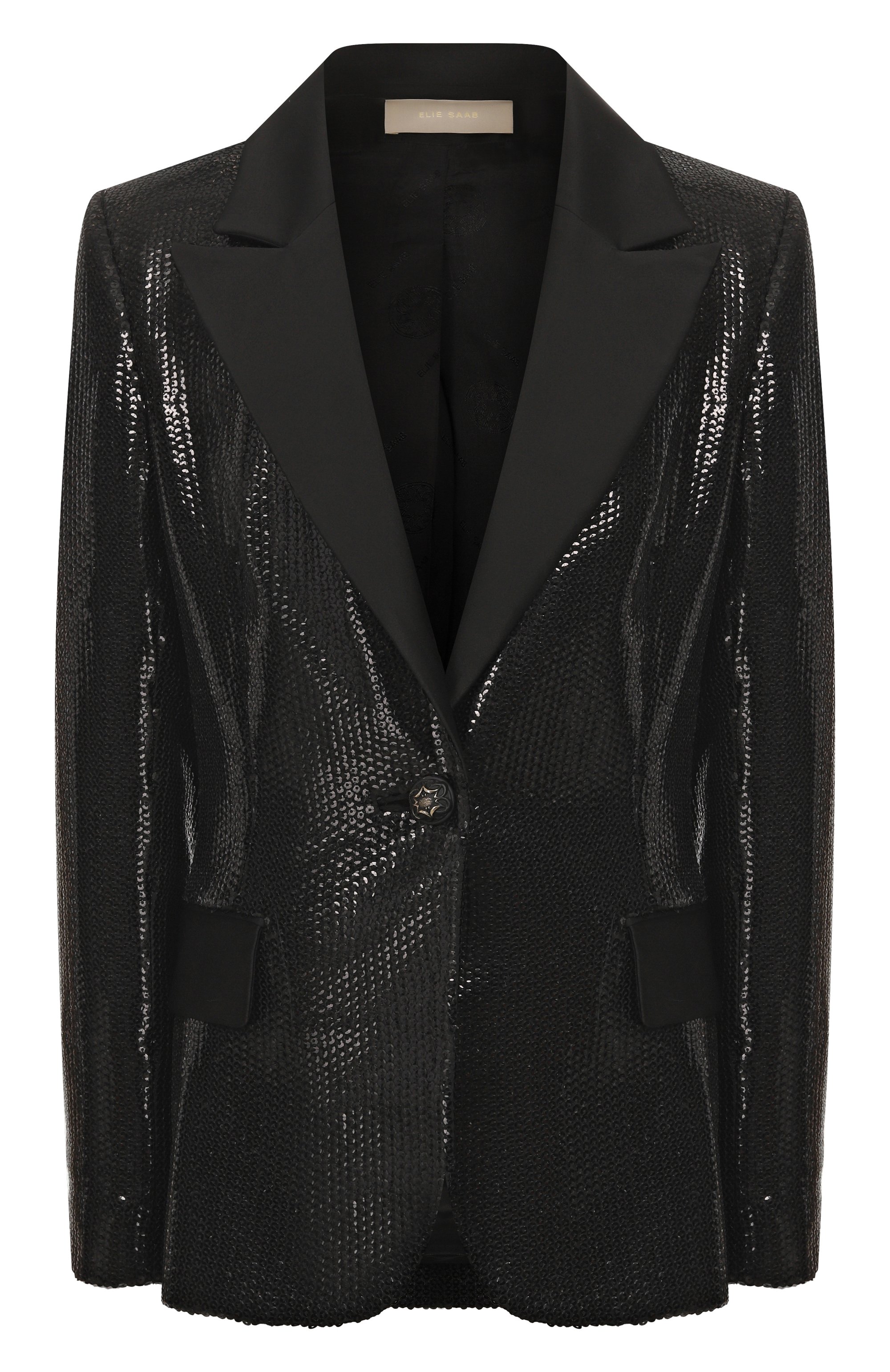 Жакет с отделкой пайетками ELIE SAAB, арт. J0193NF25/PSA01, фото 1