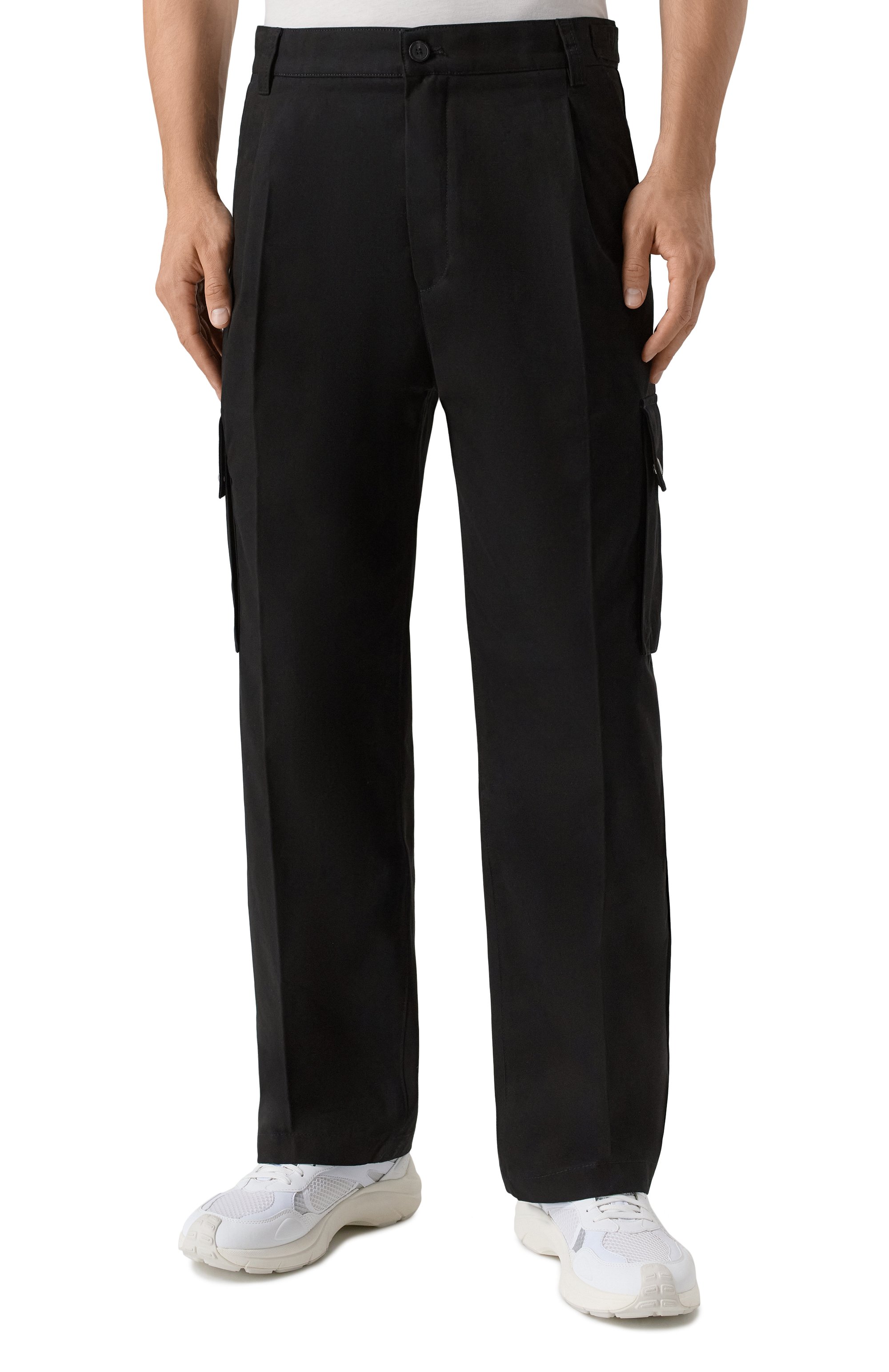 Хлопковые брюки-карго HUGO, арт. 50541377, фото 3