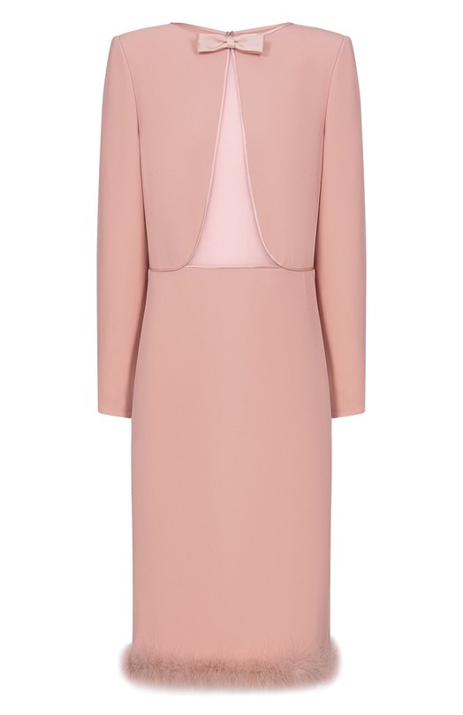 Шелковое платье Valentino 8B3VAJ10/1MM Розовый 8B3VAJ10/1MM