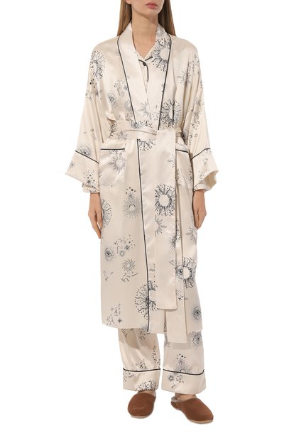 Шелковый халат MORPHO&LUNA, арт. S31G23IV/VI0LET, фото 3