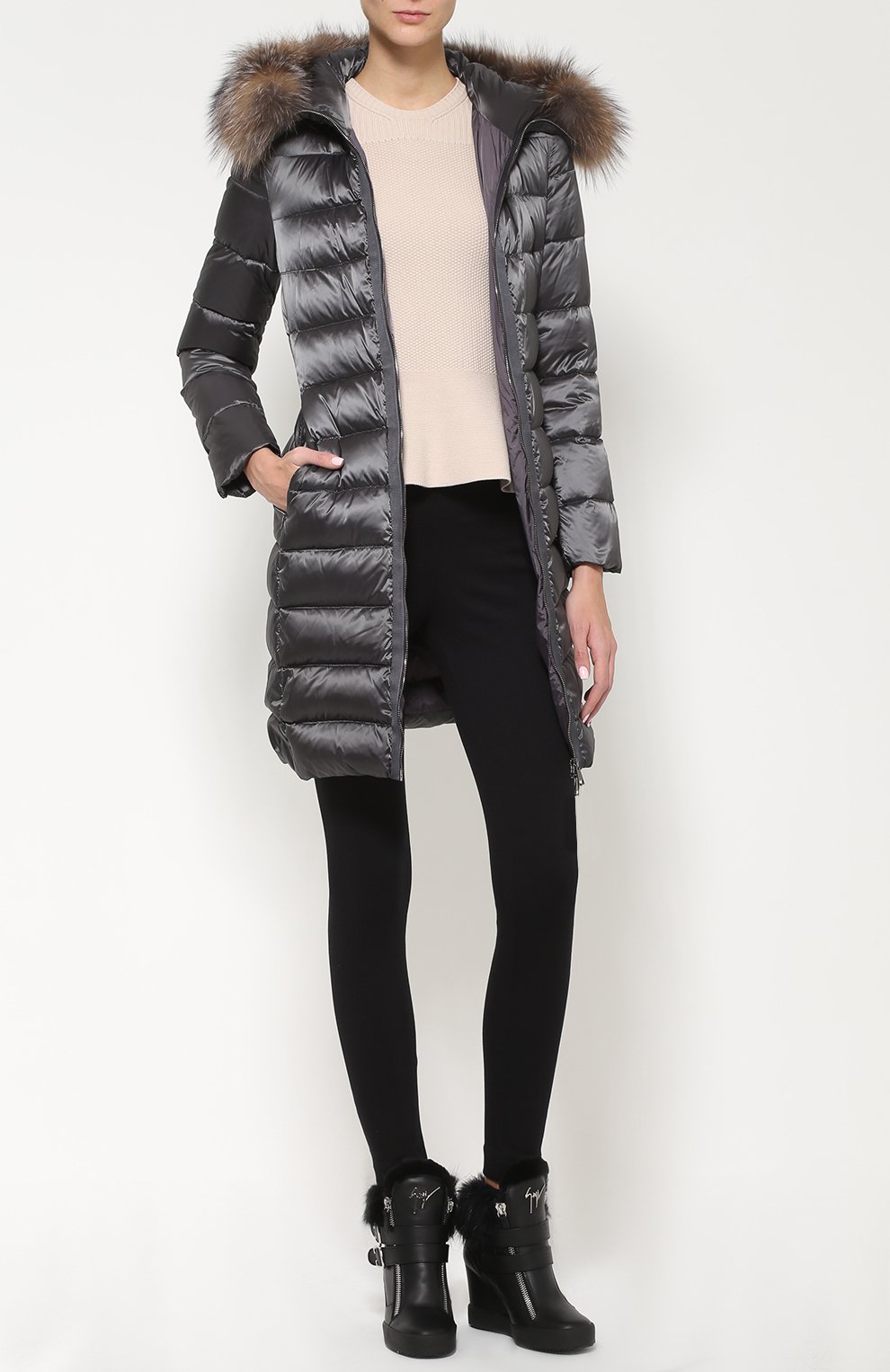 Стеганый пуховик tinuviel MONCLER, арт. B2-093-49330-20-57869, фото 2