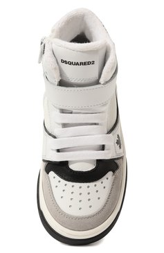 Высокие кеды из кожи DSQUARED2, арт. 75660/28-35, фото 1