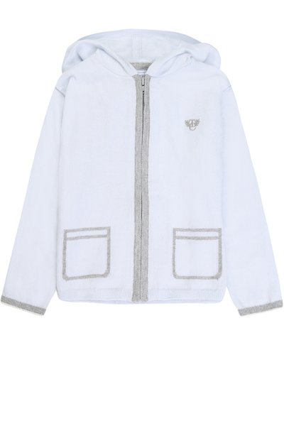 Кардиган из хлопка и кашемира с контрастной отделкой TARTINE ET CHOCOLAT, арт. TK18151/2A-3A, фото 1