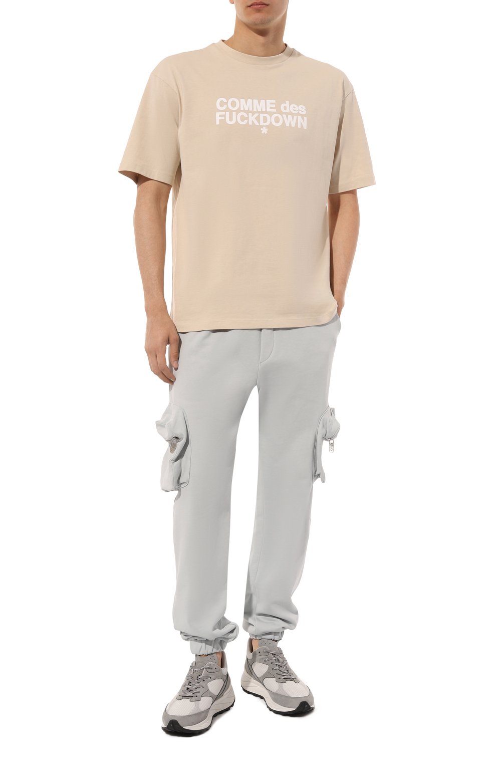 Хлопковая футболка COMME DES FUCKDOWN, арт. CFABM00008, фото 2