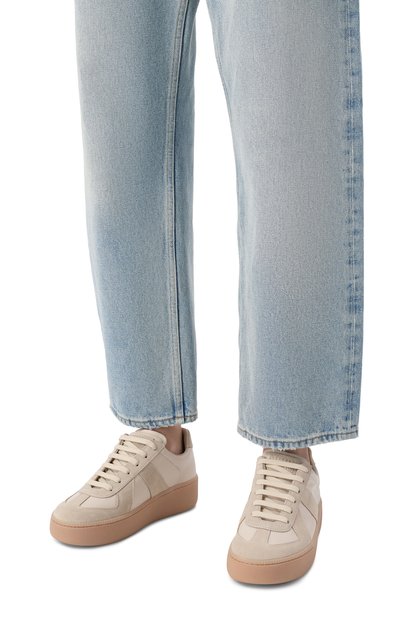 Кожаные кеды replica wedge MAISON MARGIELA, арт. S58WS0282/P1895, фото 2