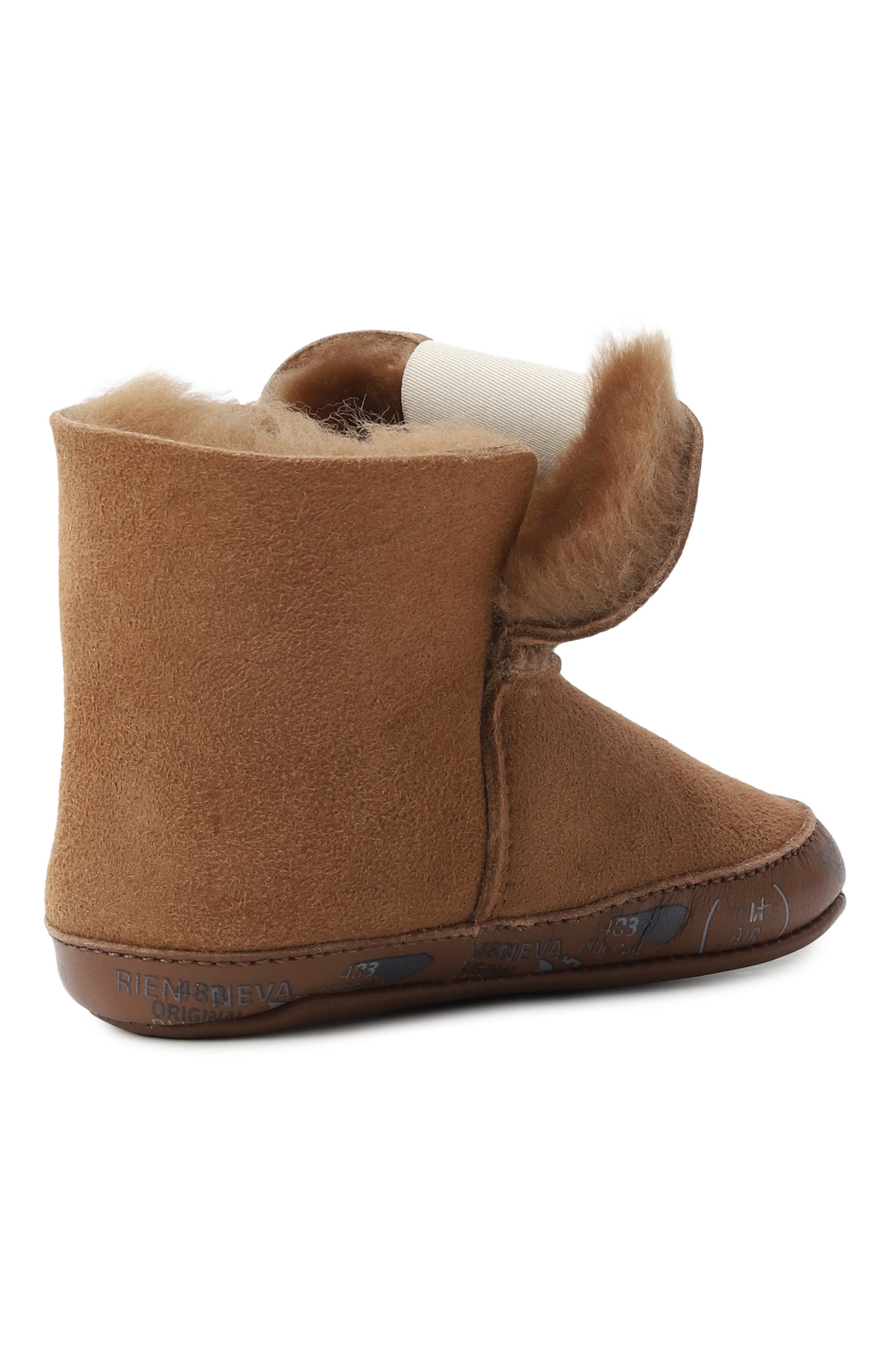 Замшевые пинетки-угги PREMIATA WILL BE, арт. 32CUM0036/BABY HI M, фото 3