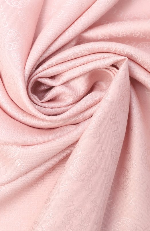 Шарф из шелка и шерсти Elie Saab 710010410 Розовый  710010410 Фото 3