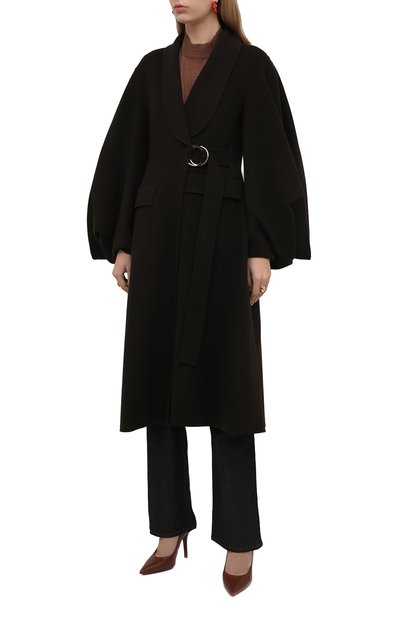 Шерстяное пальто JW ANDERSON коричневого цвета по цене 108000 руб., арт. C00170 PG0705, фото 3 Шерстяное пальто JW ANDERSON, арт. C00170 PG0705, фото 3