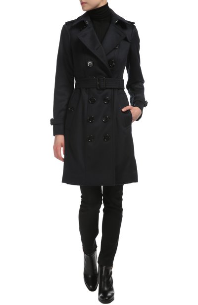 Пальто с поясом BURBERRY, арт. 3994650, фото 4