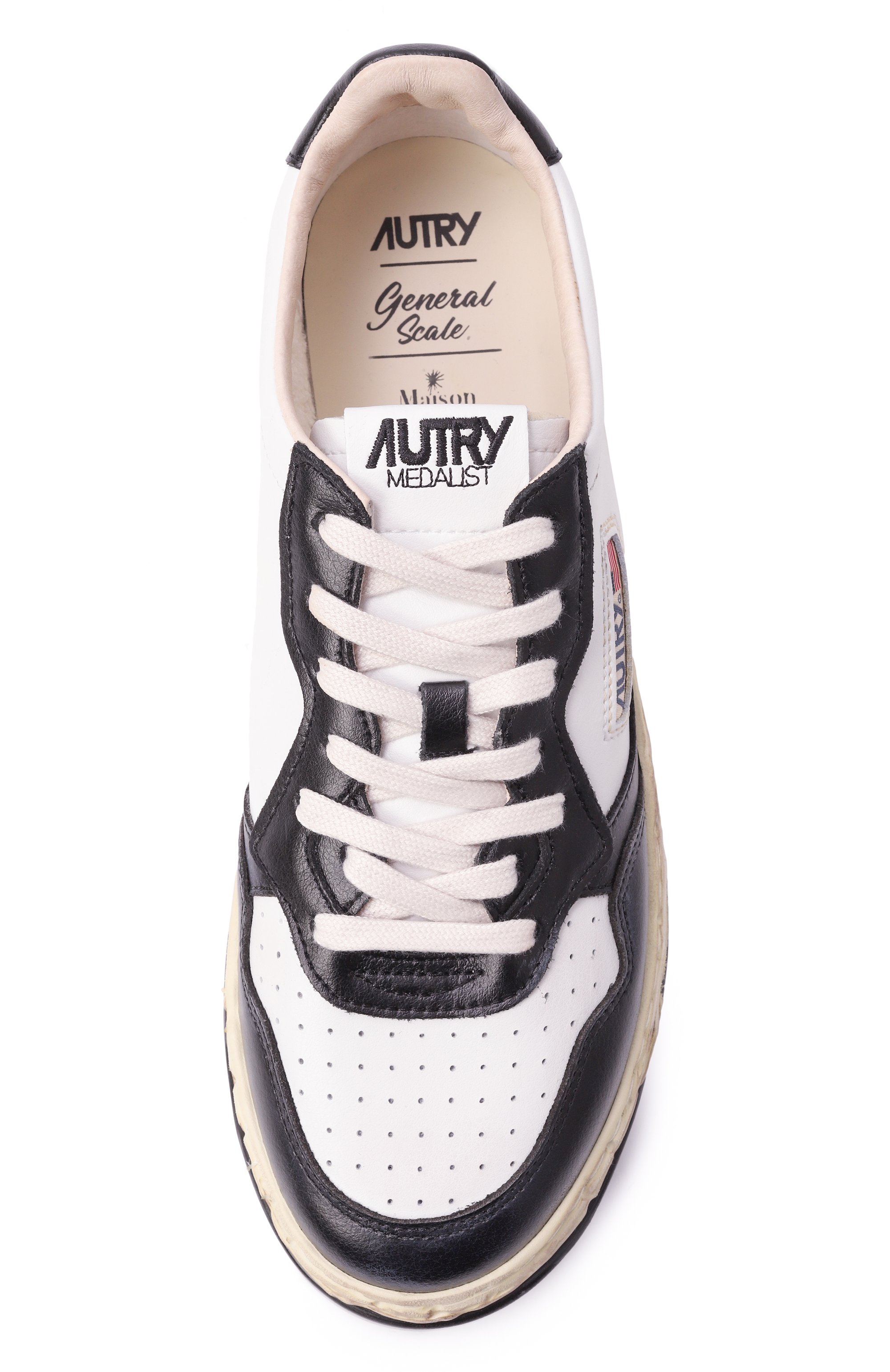 Кожаные кеды medalist autry x maison mihara yasuhiro AUTRY, арт. A1UNAVLMMMY3, фото 6