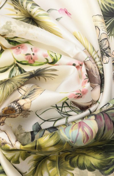 Шелковый платок ELIE SAAB разноцветного цвета по цене 49350 руб., арт. 710008543S25, фото 3 Шелковый платок ELIE SAAB, арт. 710008543S25, фото 3